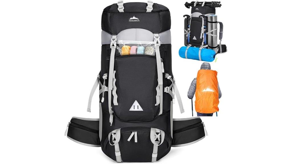 waterproof hiking backpack included