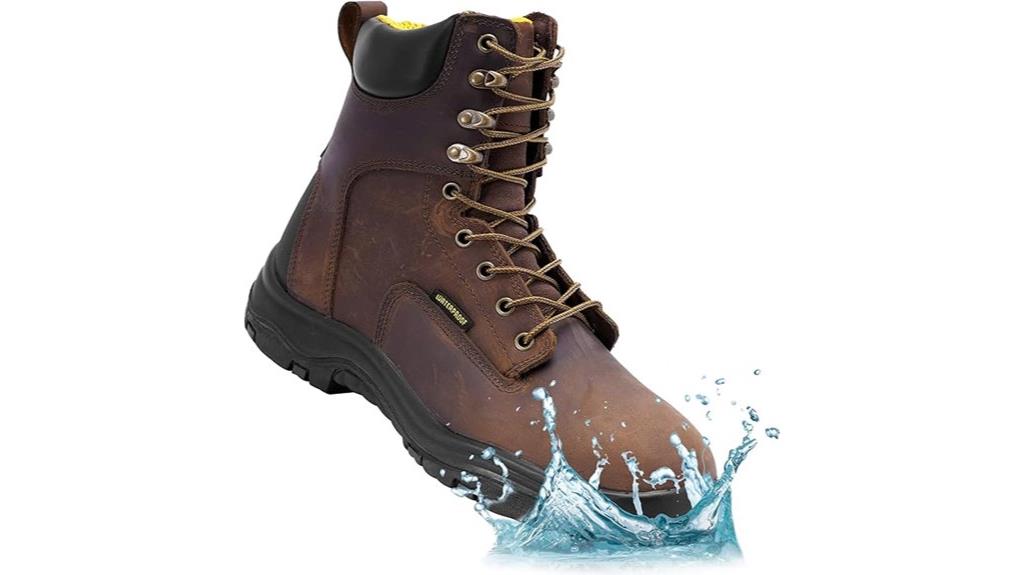 waterproof leather work boots