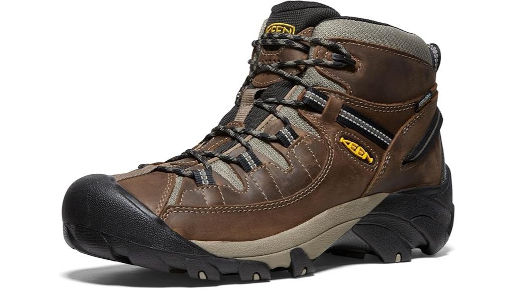 waterproof mid height hiking boot
