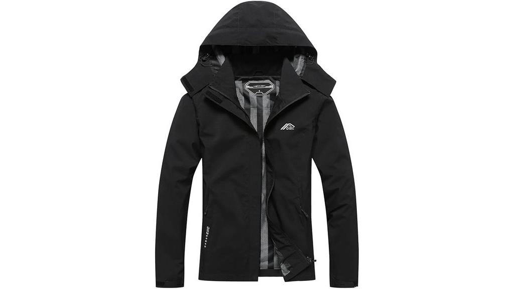 waterproof raincoat with hood