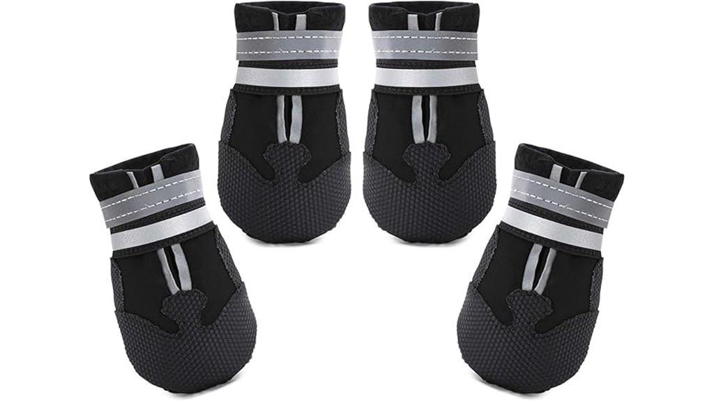 waterproof reflective dog boots
