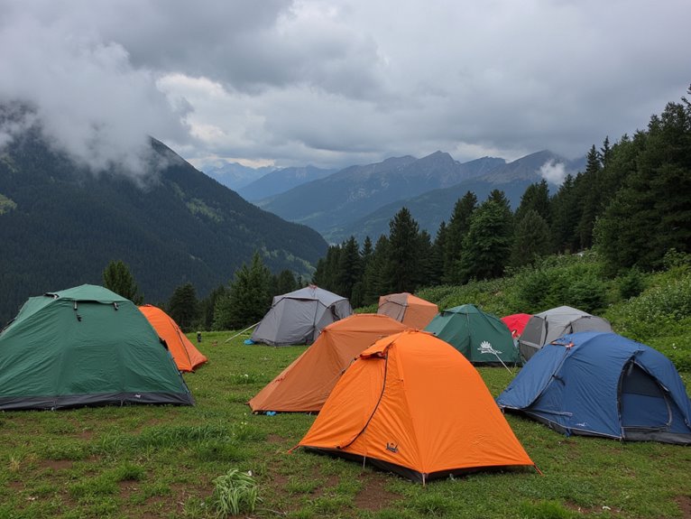 waterproof tents for protection