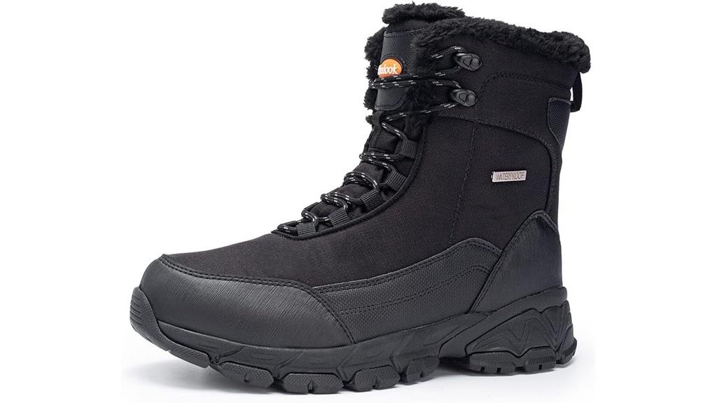 waterproof warm fur boots
