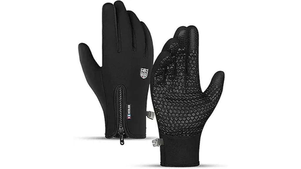 waterproof winter touch gloves