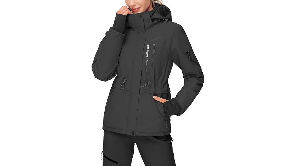 waterproof women s ski jacket
