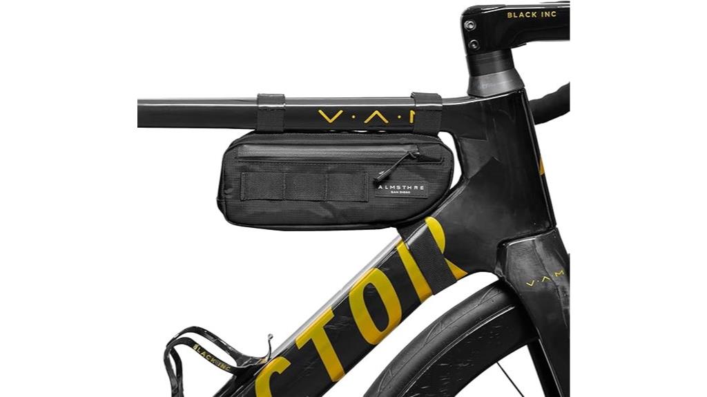 weather resistant bike frame bag
