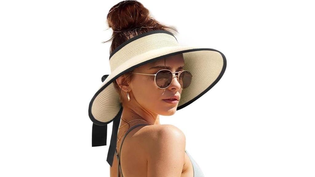 wide brim sun visor