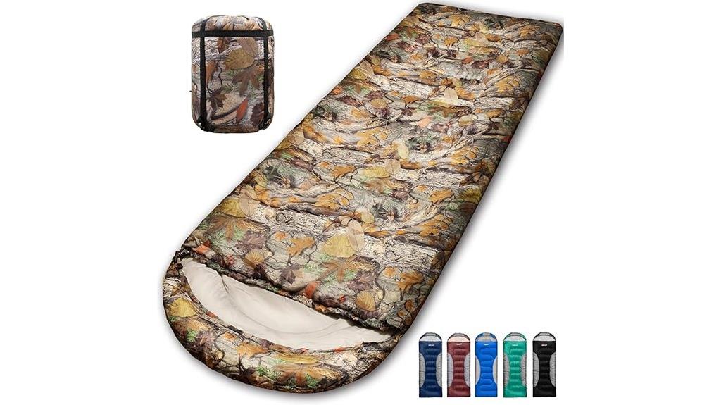 winter camping sleeping bag