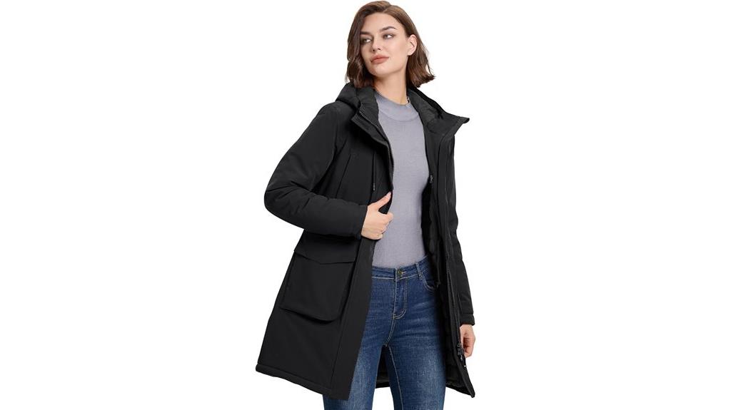 winter coat with hood