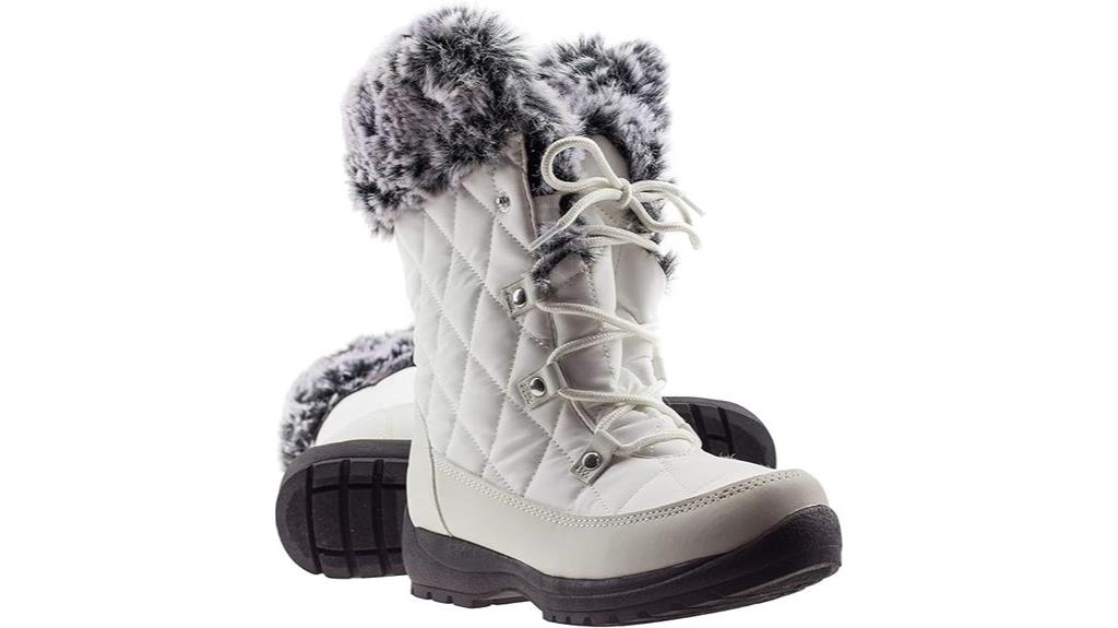 winter faux fur boots