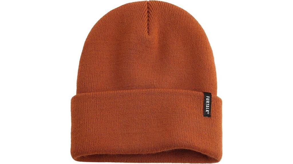 winter knitted beanie hat