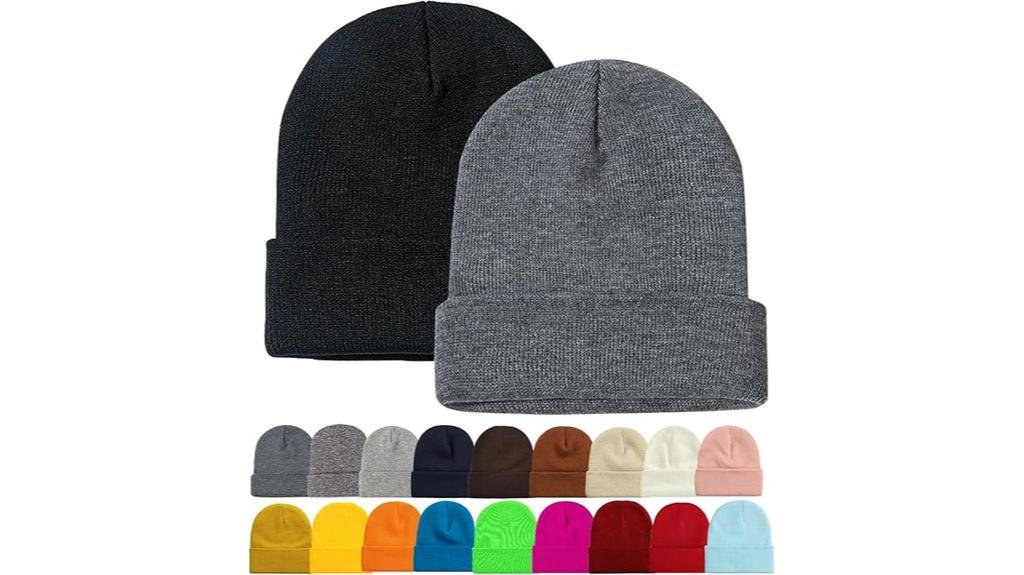 winter slouchy knit hats
