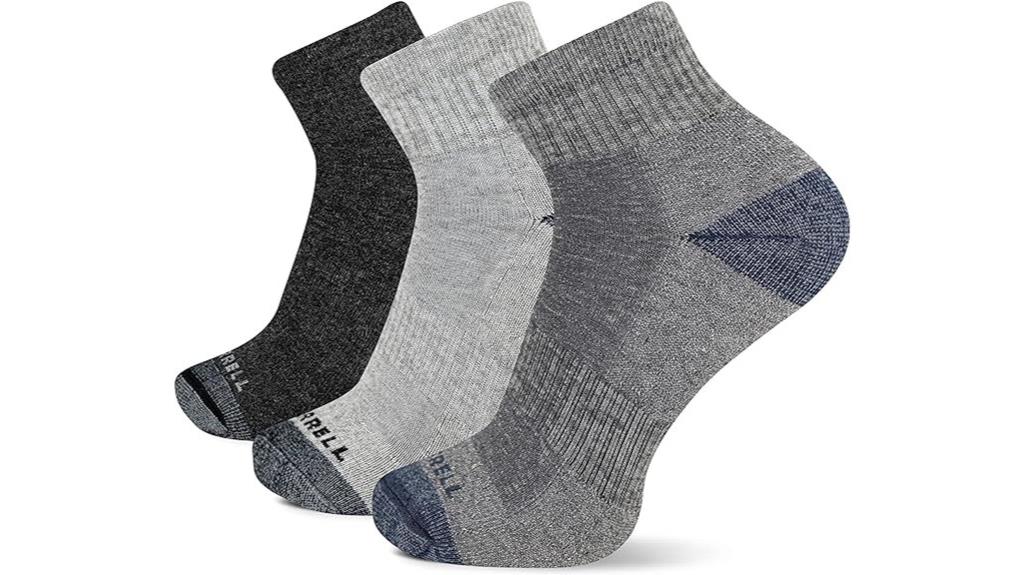 wool hiking ankle socks
