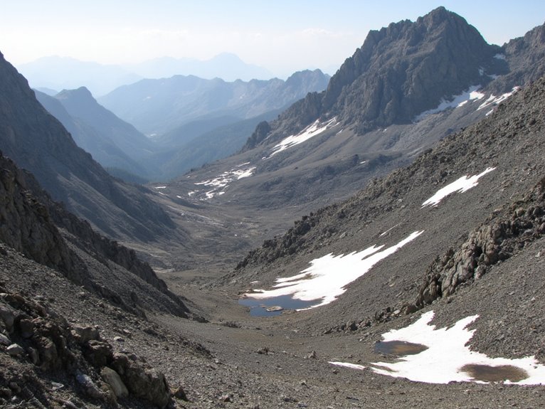 alpine routes altered by climate