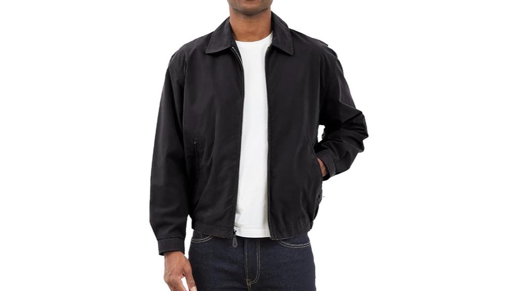 auburn zip front golf jacket