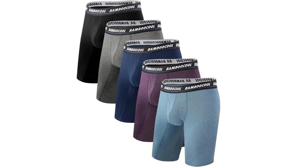 bamboo long boxer briefs