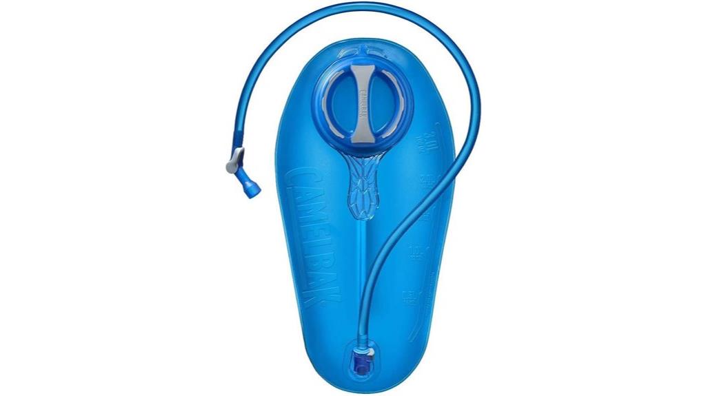 blue hydration bladder reservoir