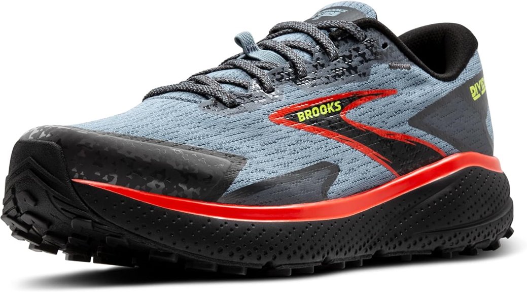 brooks trail running shoe