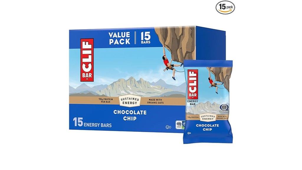 chocolate chip protein bars