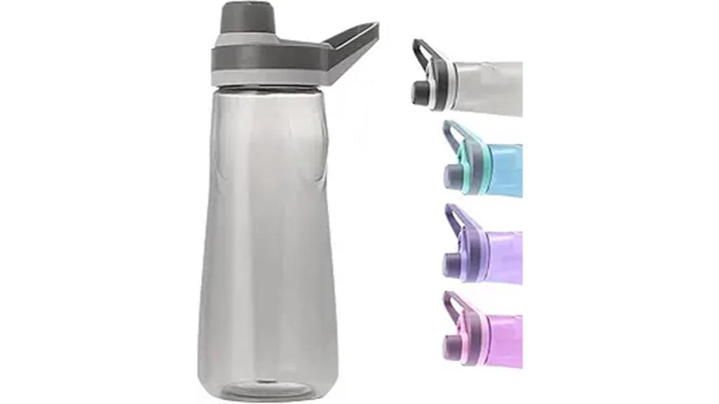 clear water bottle handle