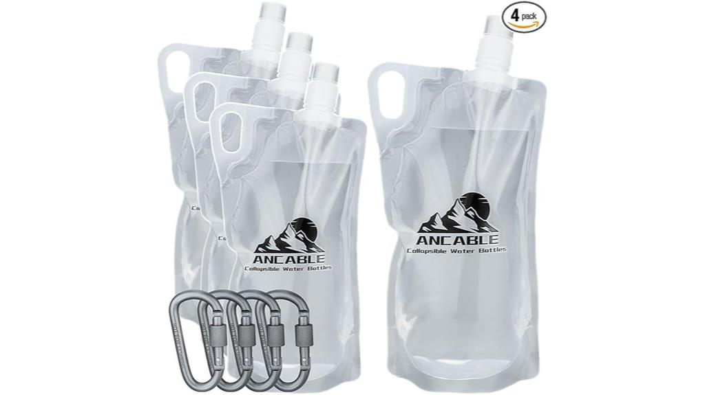 collapsible bpa free water bottles