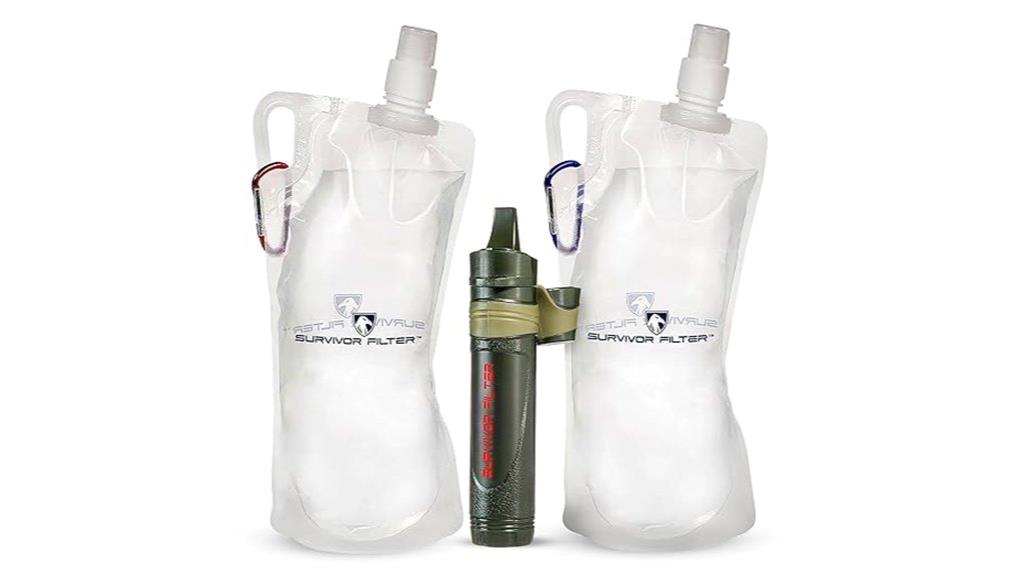 collapsible water filter kit