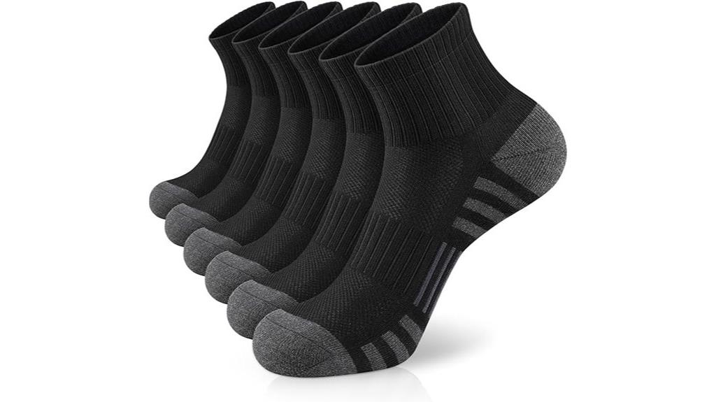 comfortable cushioned athletic socks