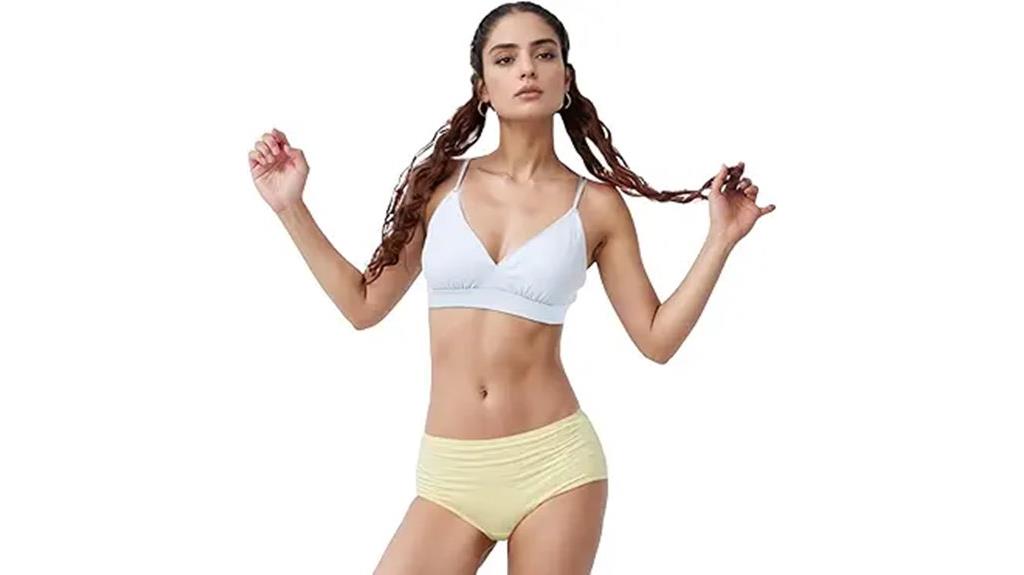 comfortable wireless wool bralette