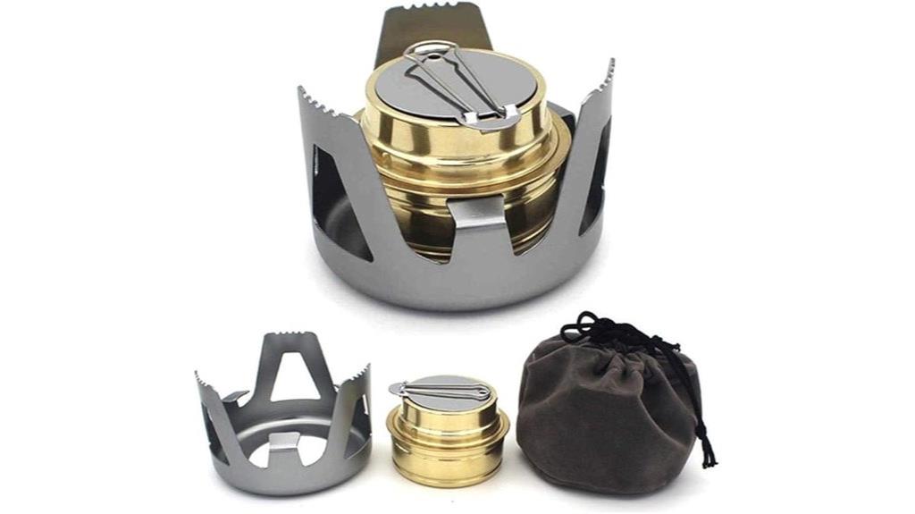 compact camping alcohol stove