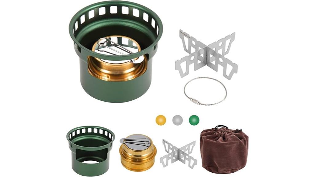 compact camping alcohol stove