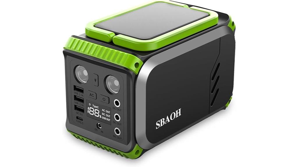compact camping power source