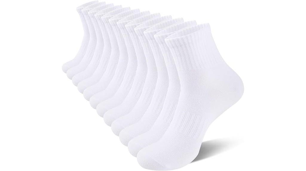 cotton quarter ankle socks