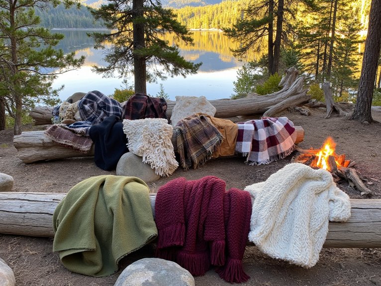 cozy outdoor throw blankets