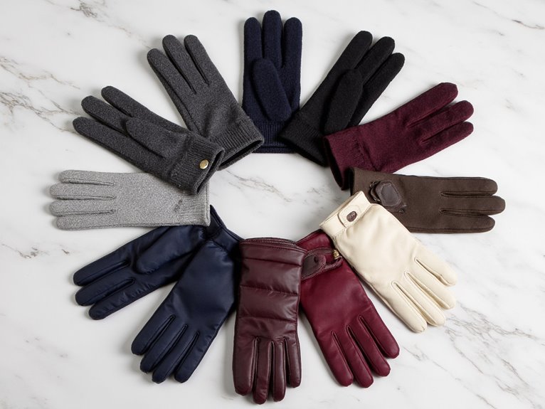 cozy thin warm gloves