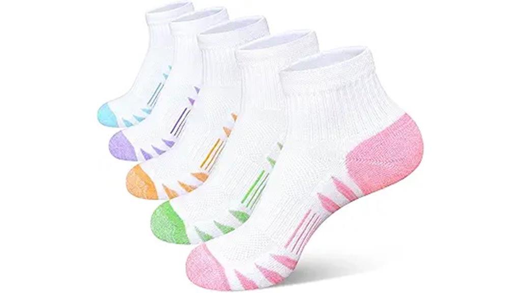 cushioned cotton athletic socks