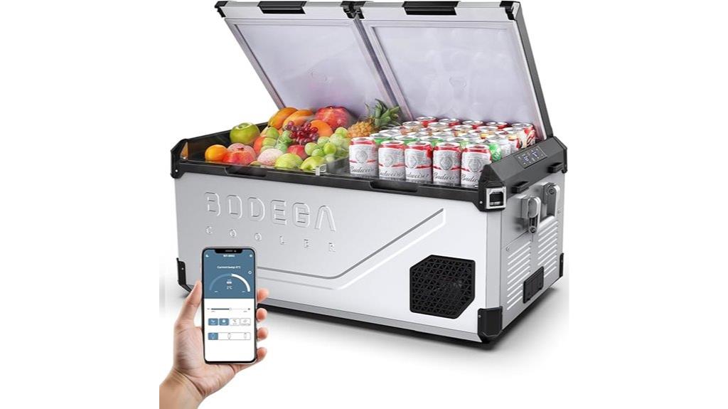 dual zone portable fridge