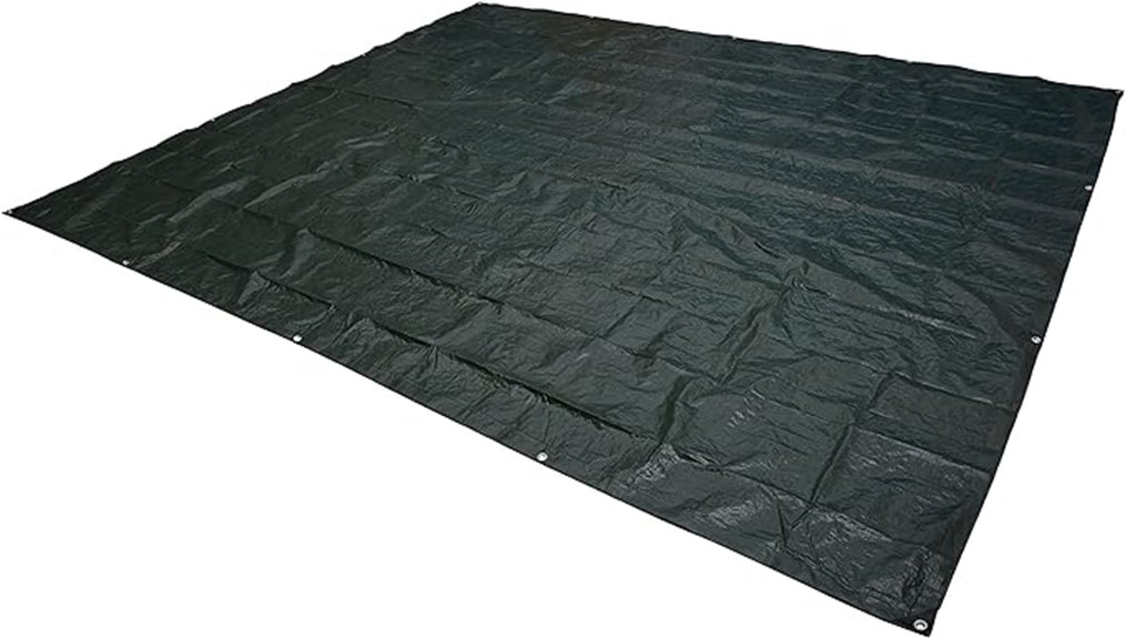 durable dark green tarp