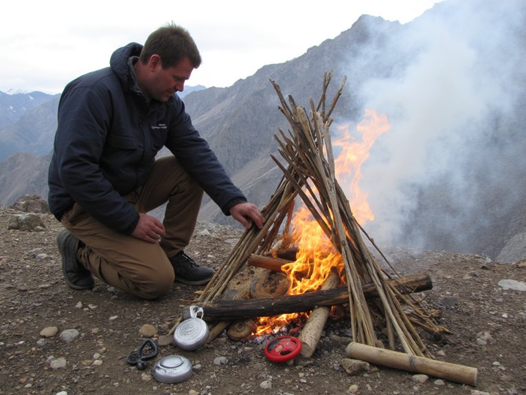 effective signal fire construction
