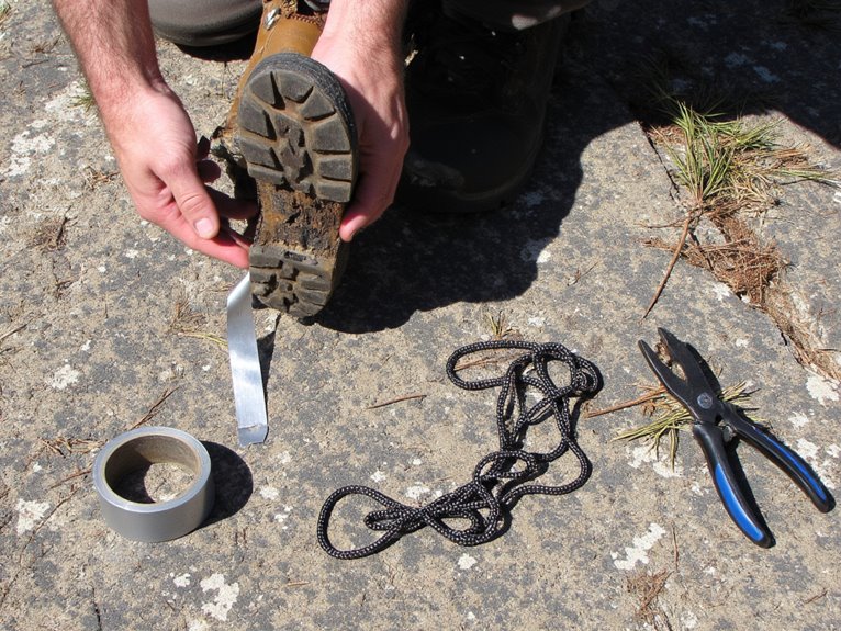 emergency trail gear repairs