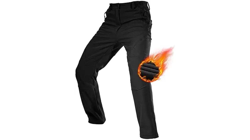 fleece lined hiking pants
