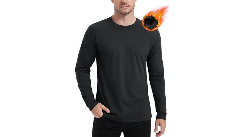fleece lined thermal base layer