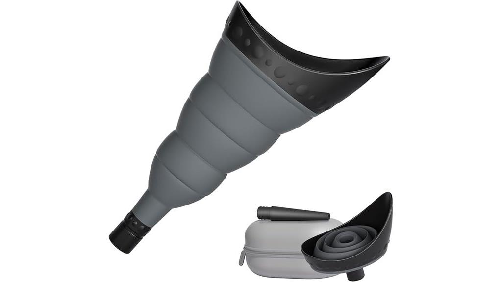 foldable female urinal device
