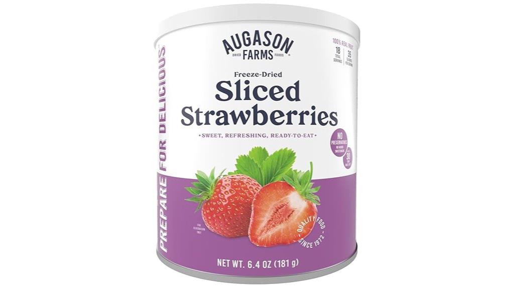 freeze dried sliced strawberries