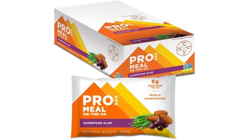 gluten free plant based bars