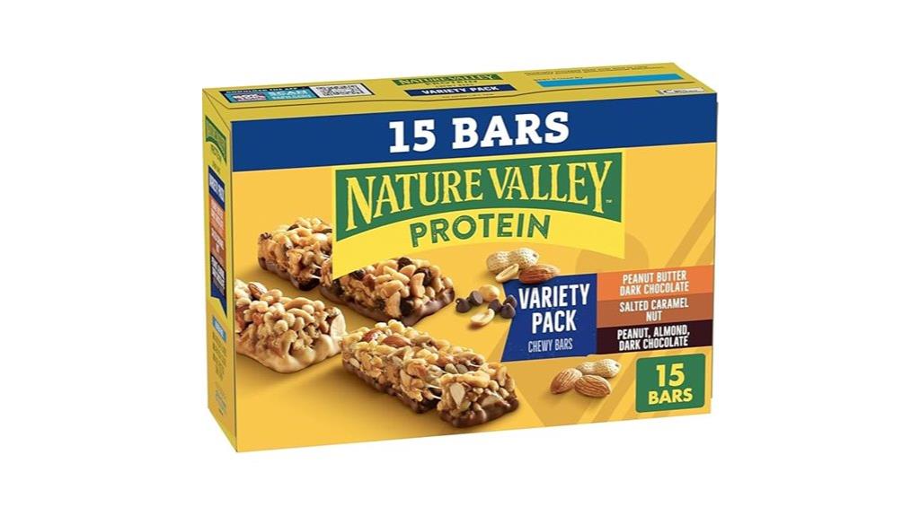 granola bars protein variety