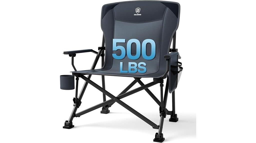 heavy duty camping chair