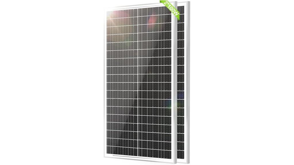 high efficiency solar panels