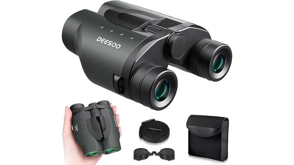 high powered compact binoculars