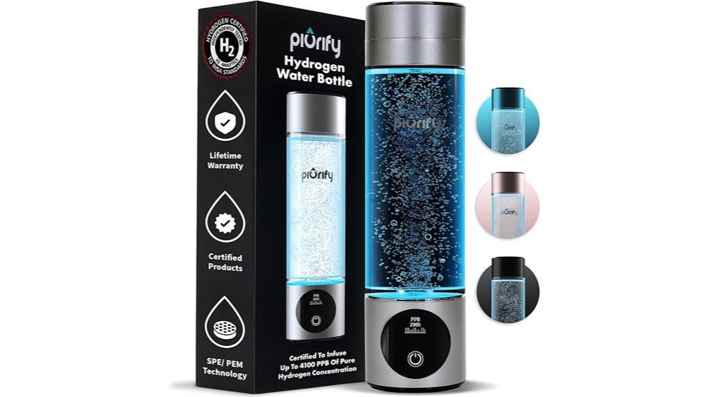 hydrogen water bottle generator