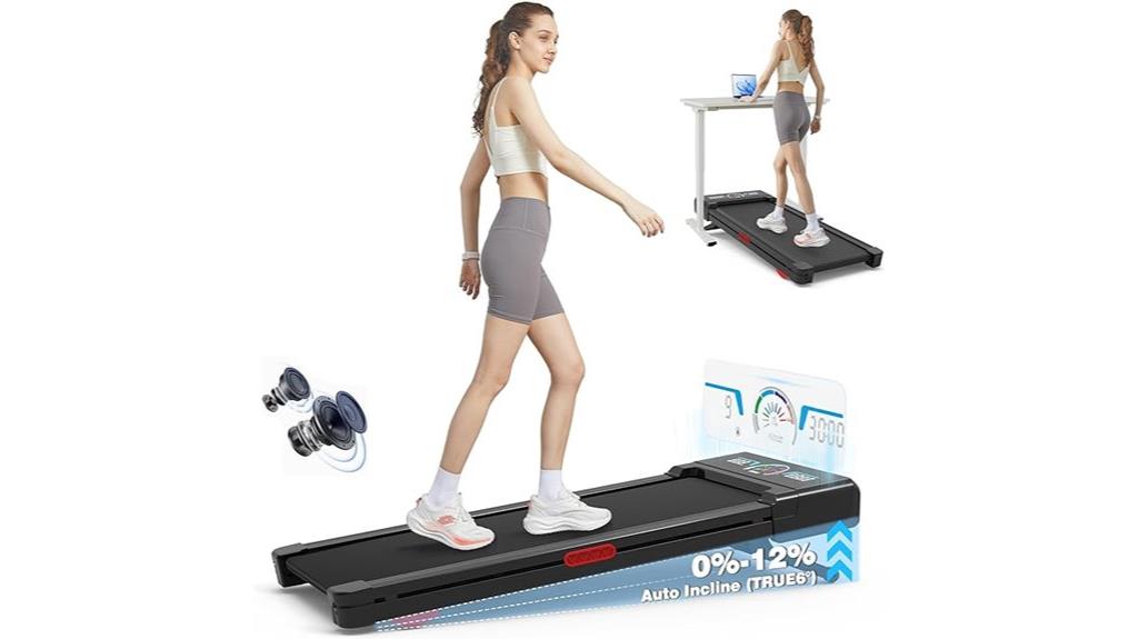 incline treadmill with display